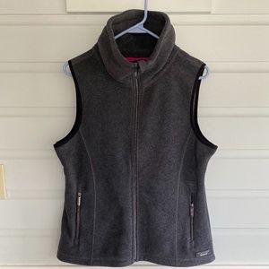 Calvin Klein Performance Fleece Vest, Gray, Size Large